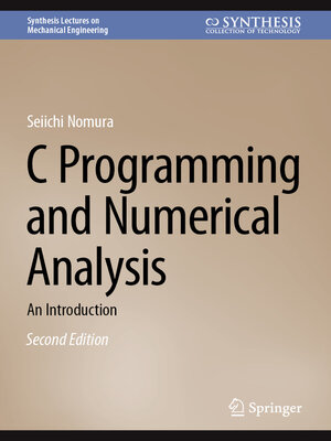 cover image of C Programming and Numerical Analysis